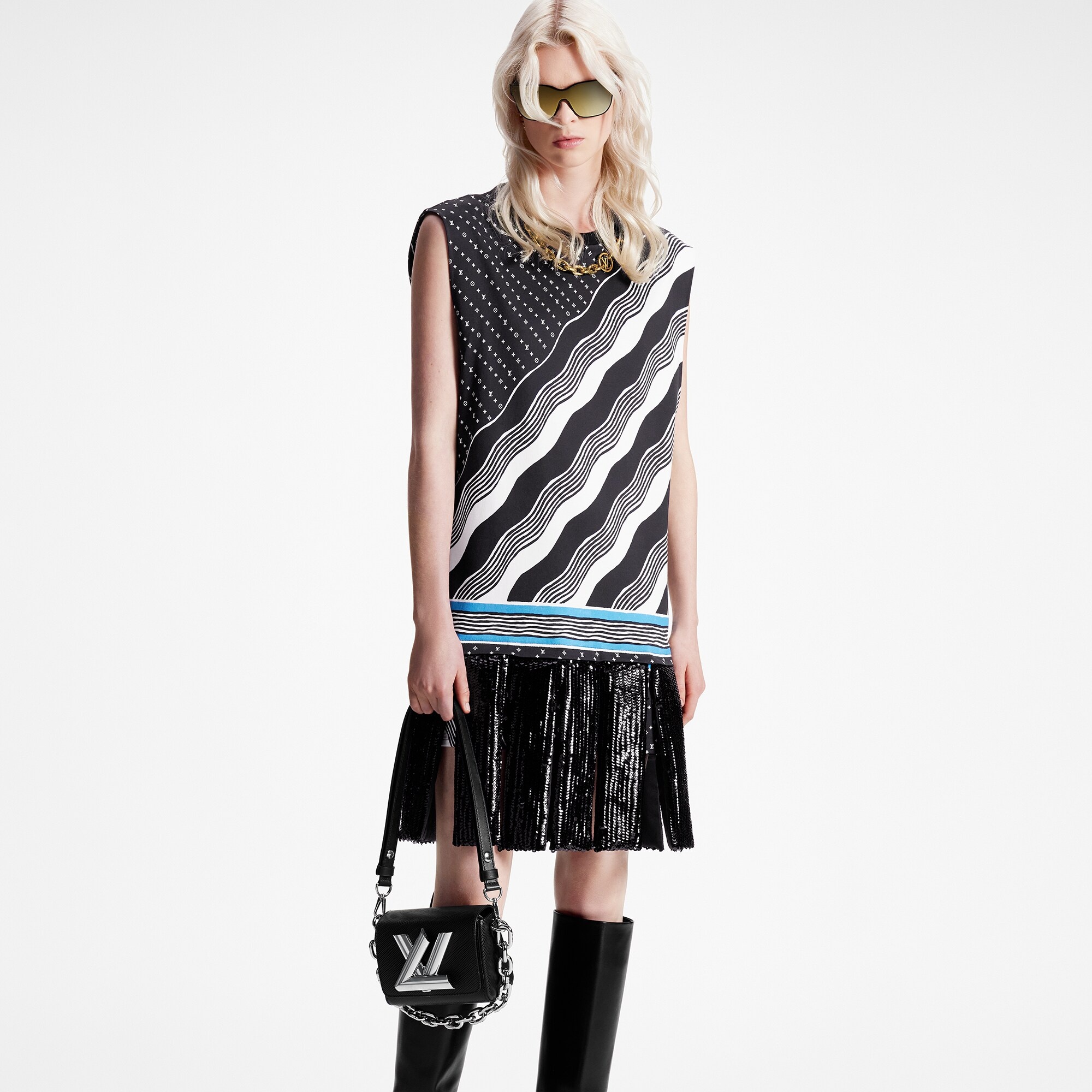 Louis Vuitton Monogram Shirt Dress