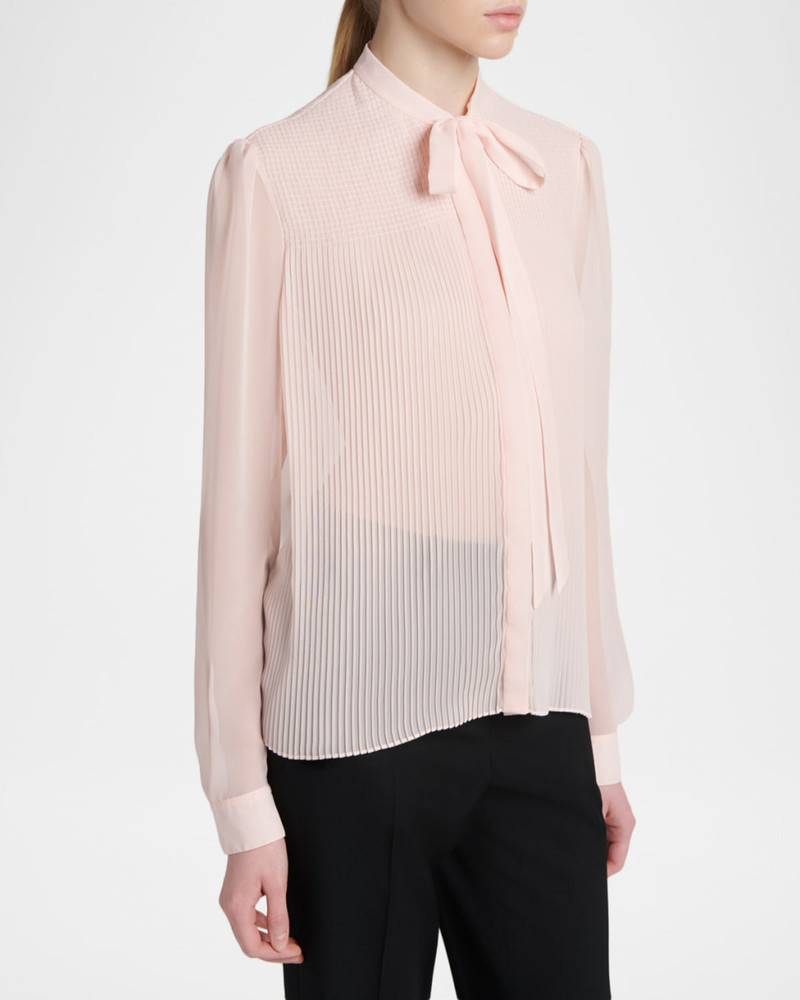 Chiffon Micro Pleated Top 4