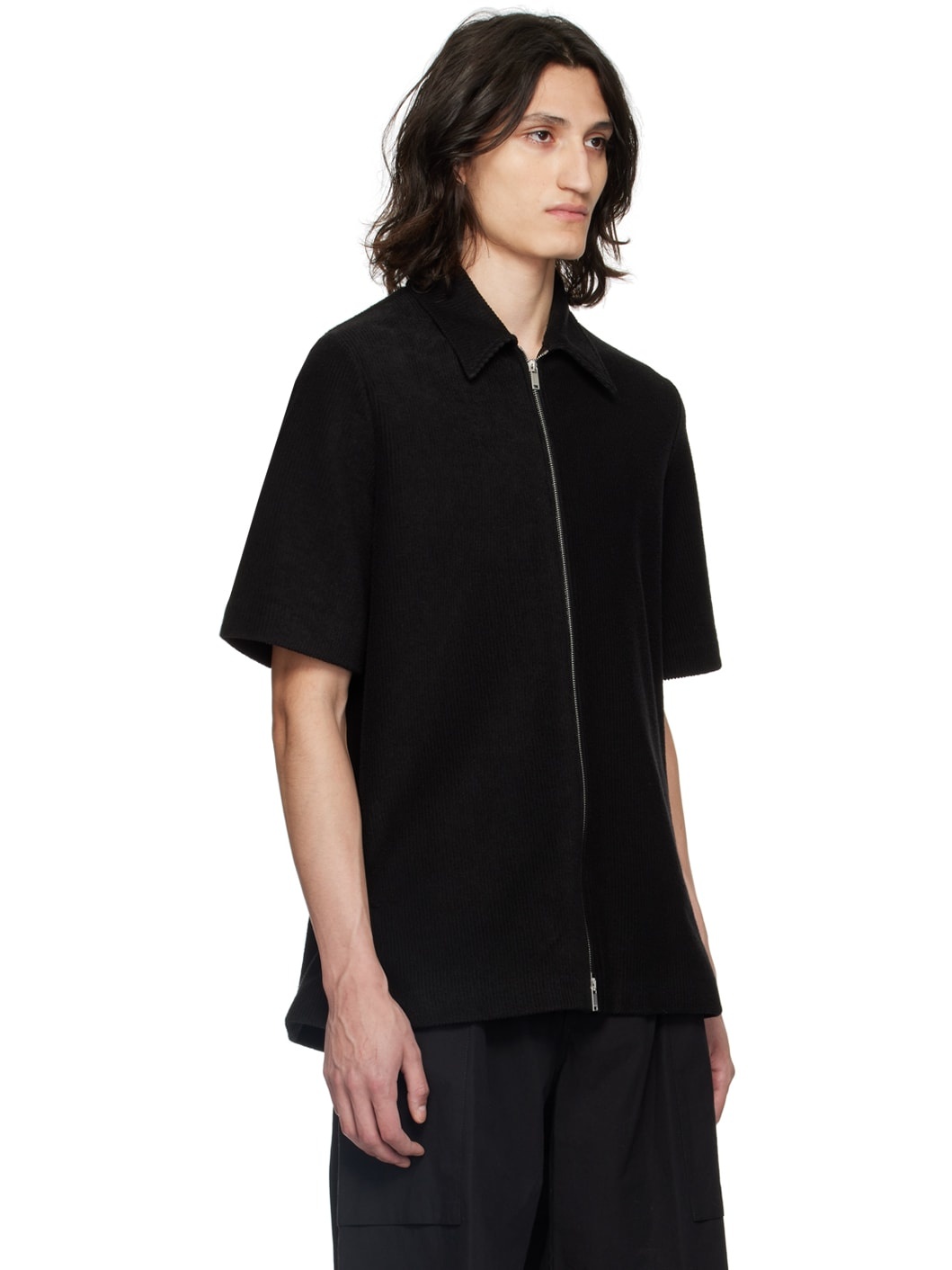 Black Zip Shirt - 2