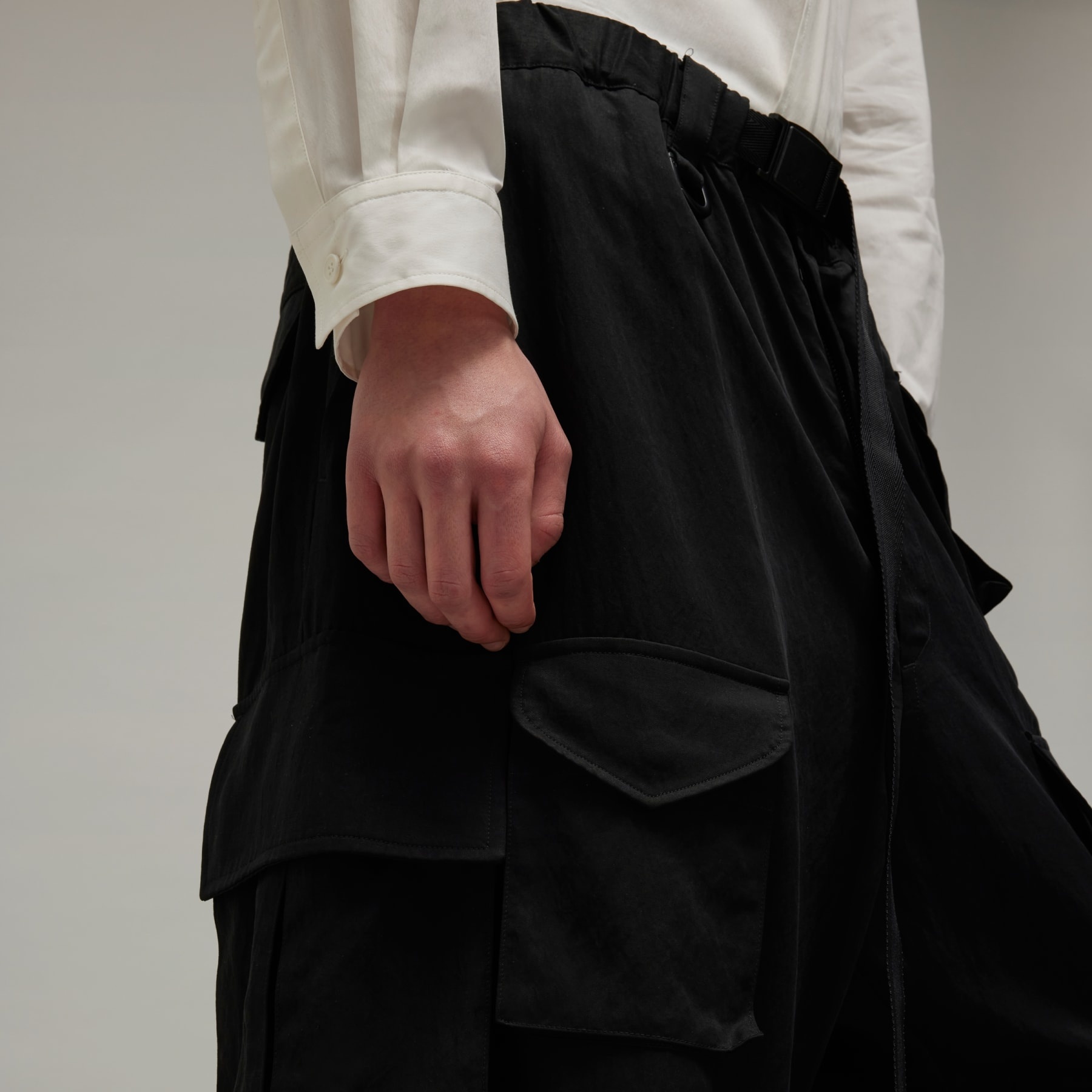 Y-3 Washed Twill Cargo Pants - 6