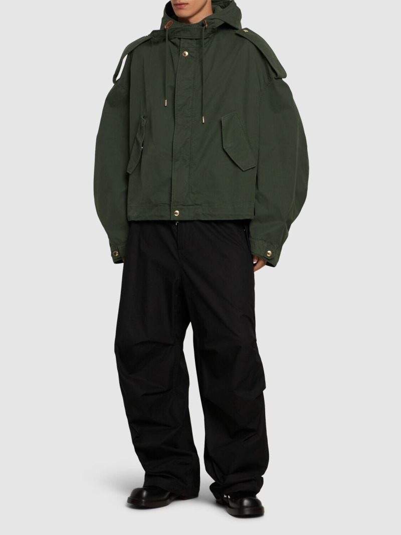 ブルゾン Alexander Mcqueen Cotton Canvas Parka Alexander McQueen Cotton Canvas Parka Alexander McQueen