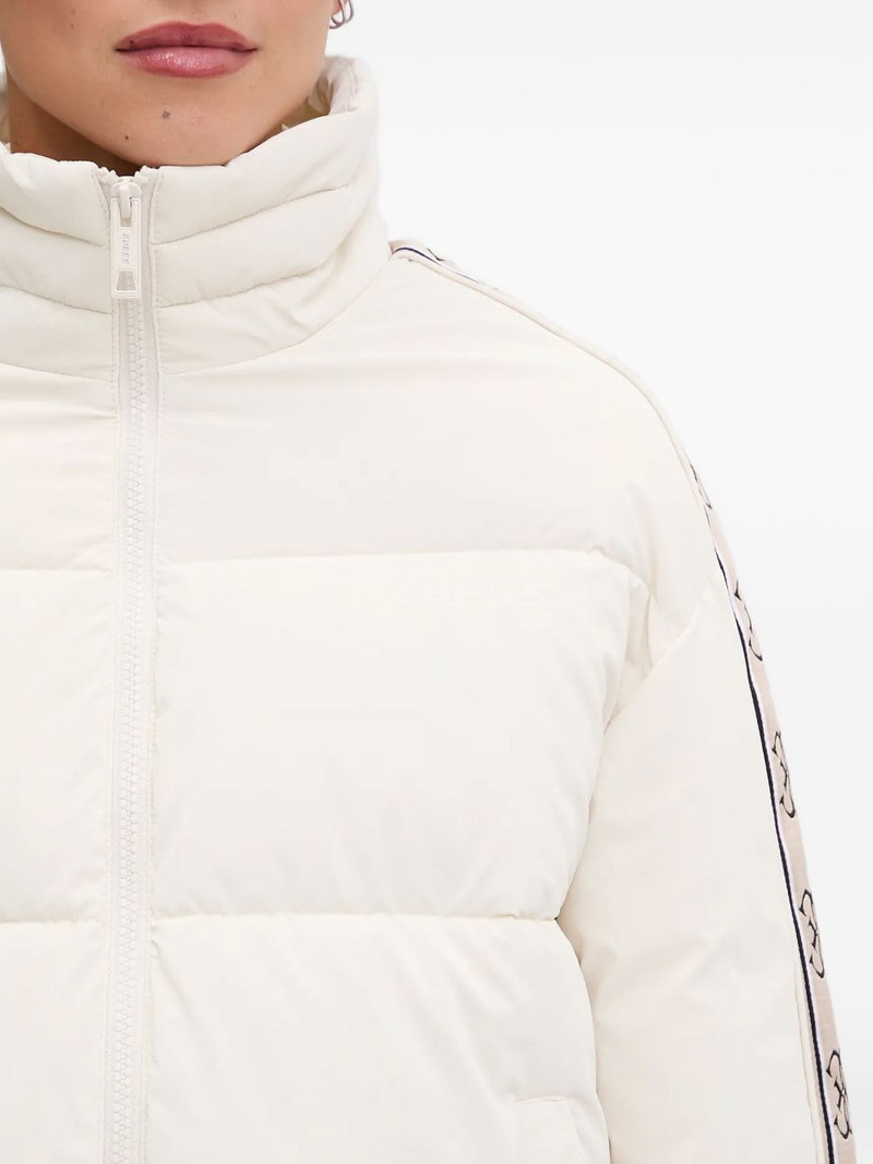 patterned-trim puffer jacket 4