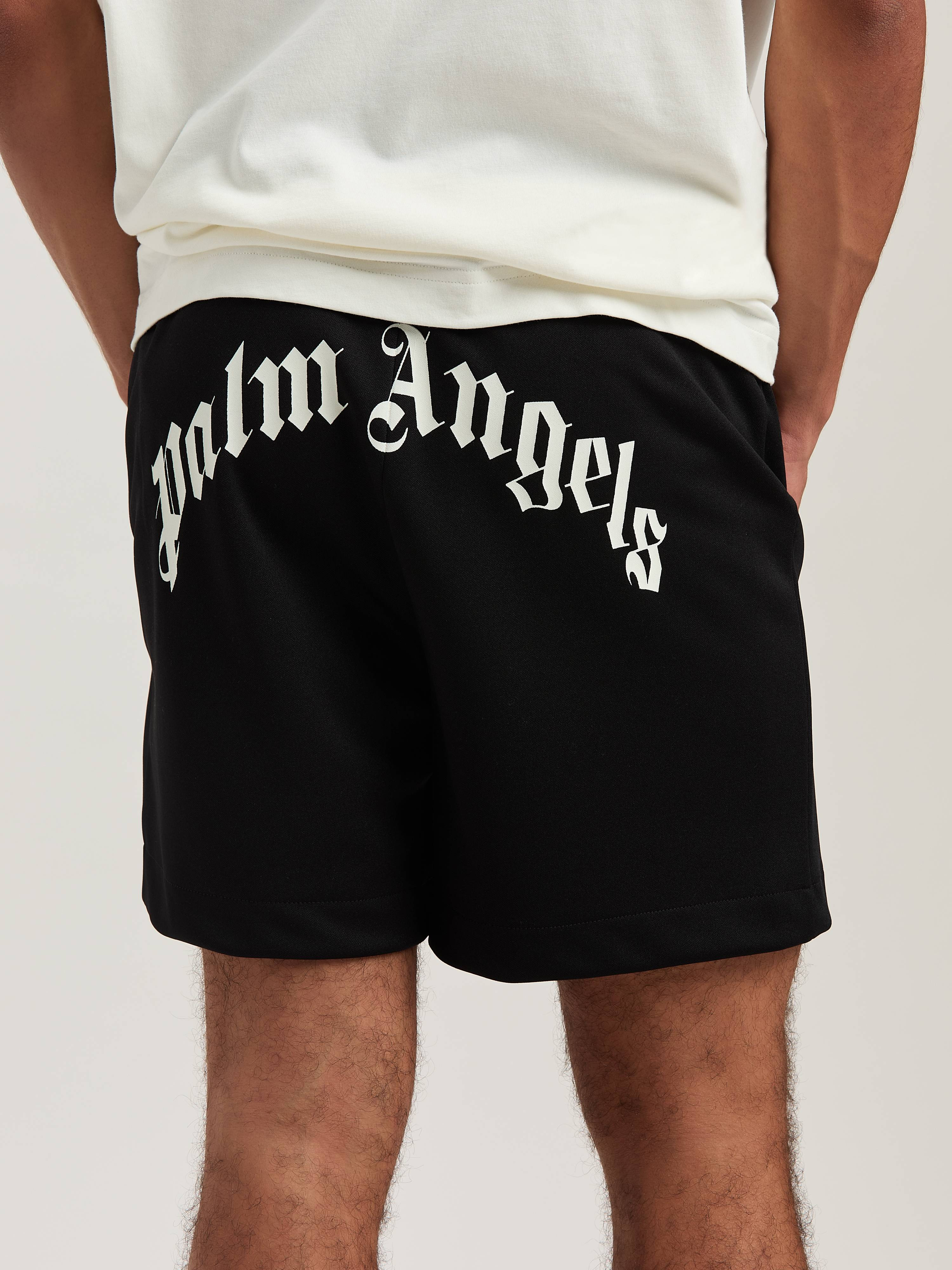 Curved Logo Track shorts - 6
