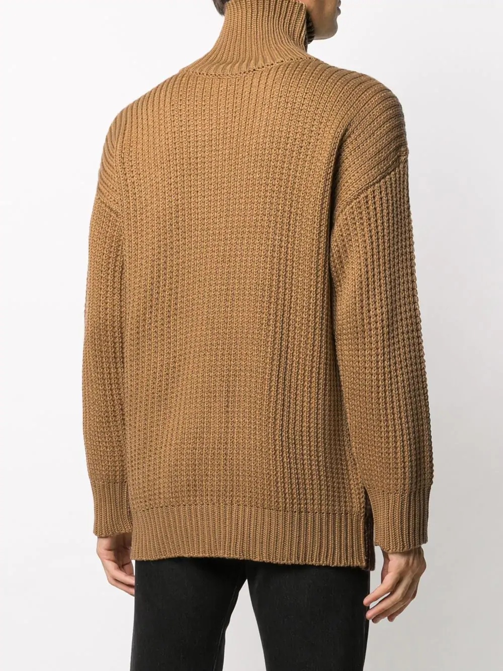 waffle knit jumper - 4