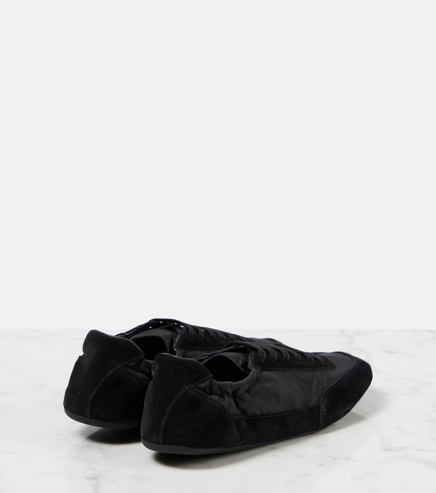 Collapse Re-Nylon suede-trimmed sneakers - 2