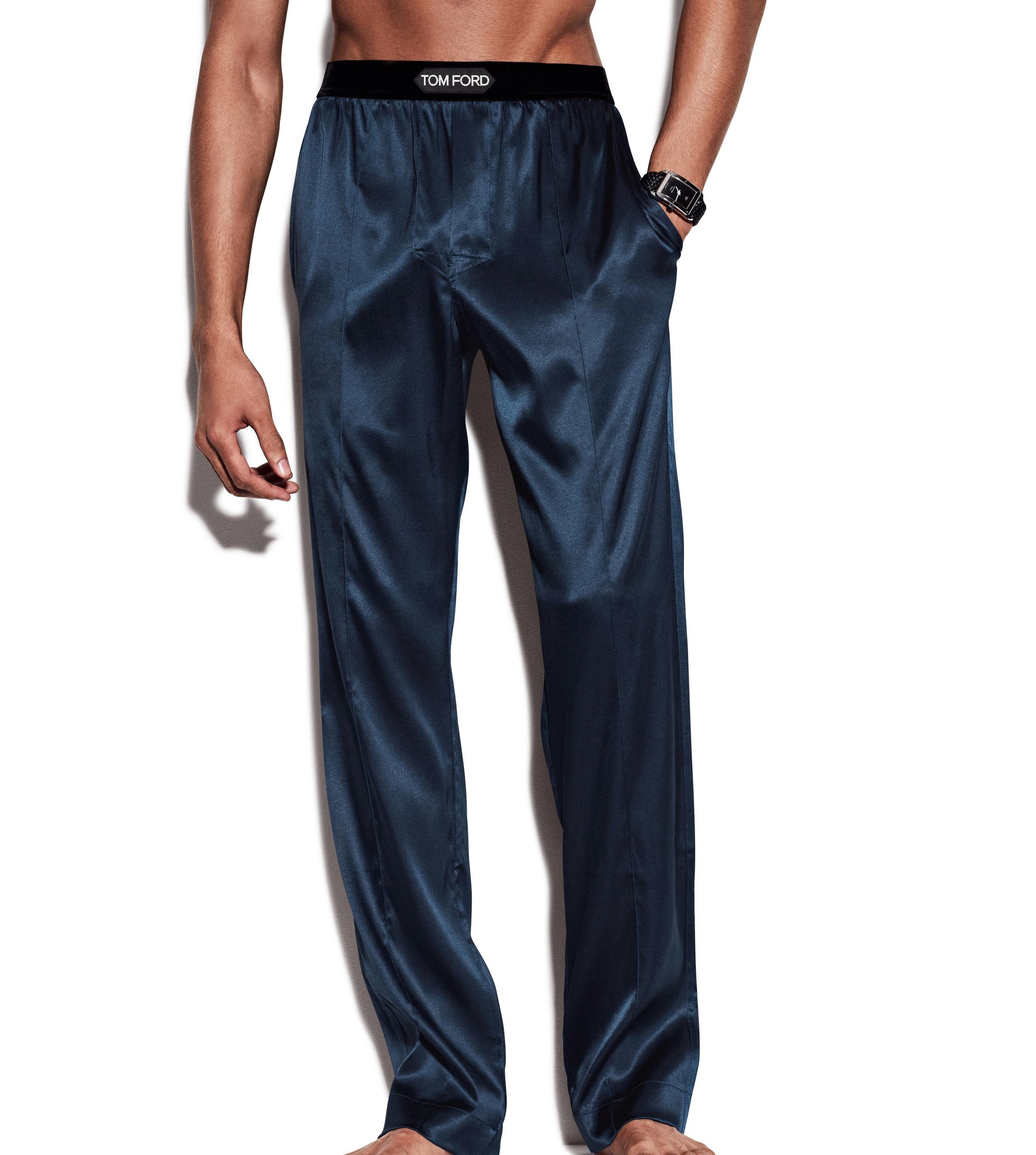 SILK PAJAMA PANTS - 2