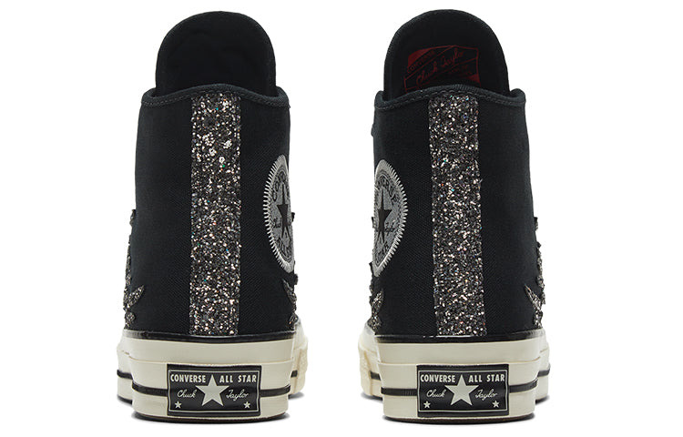 (WMNS) Converse Chuck 70 High 'Archival Glitter Flame - Black Egret' 569387C - 4