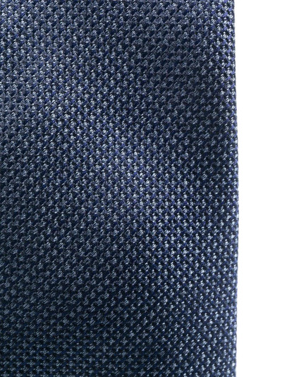 Canali embroidered silk tie outlook