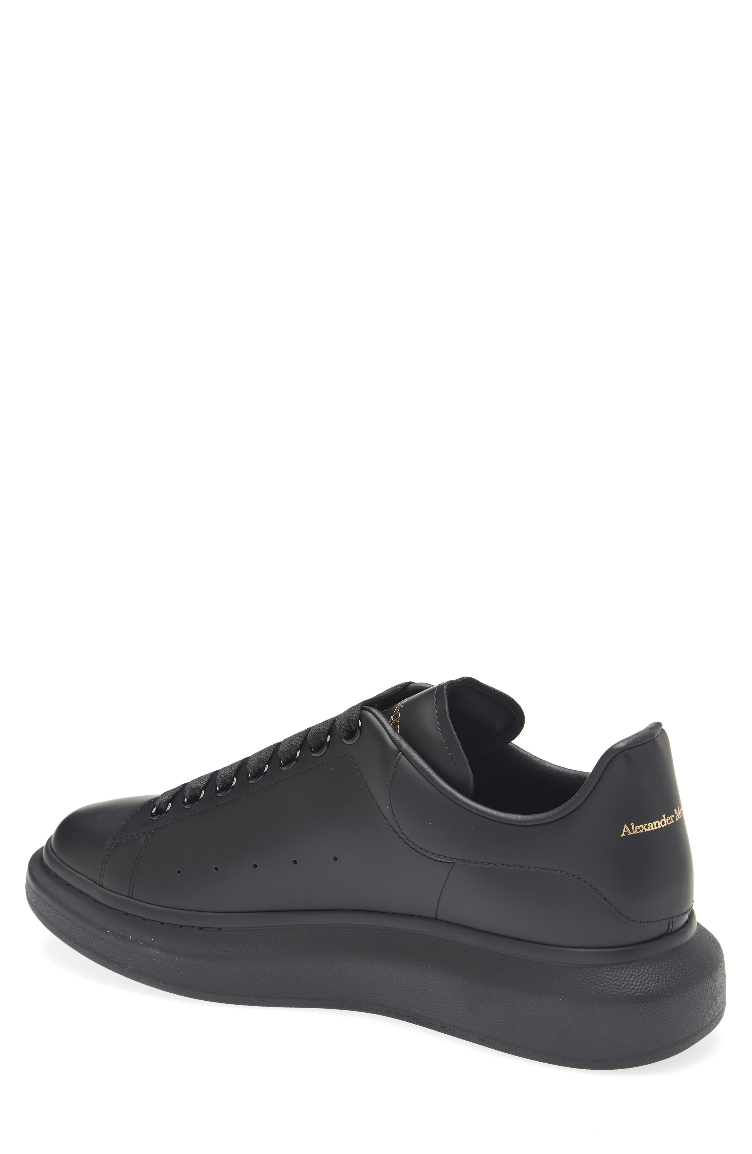 McQueen Oversized Sneaker in Black/Black at Nordstrom - 2