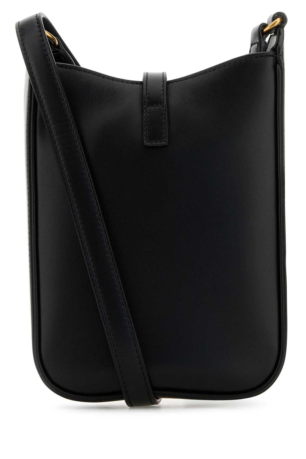 Saint Laurent Women Black Leather Le 5 Ã  7 Crossbody Bag - 3