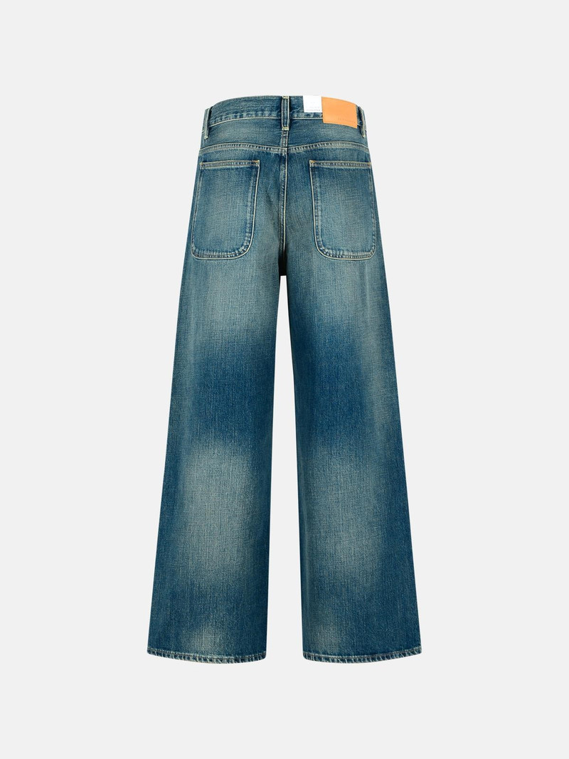 SUNFLOWER 'SUPER WIDE' VINTAGE DEEP BLUE COTTON JEANS outlook
