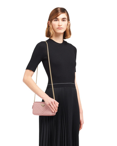 Prada Nappa leather mini shoulder bag outlook