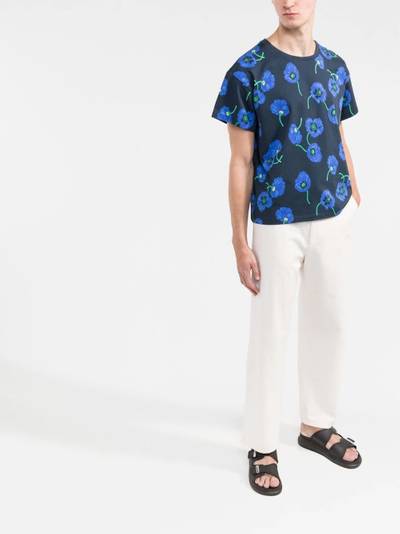 KENZO floral-print cotton T-shirt outlook