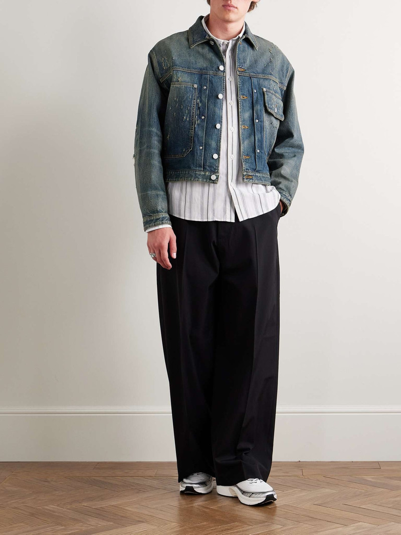 Givenchy Distressed Denim Jacket outlook