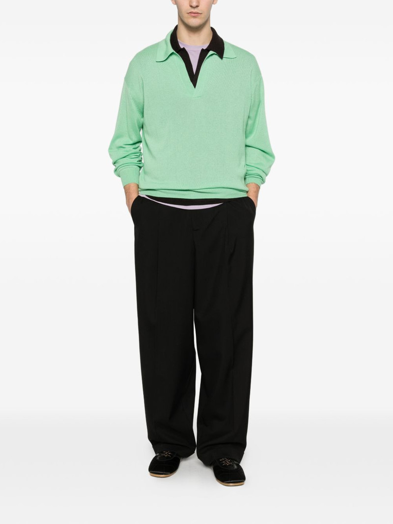 Marni cuffed pleated trousers outlook