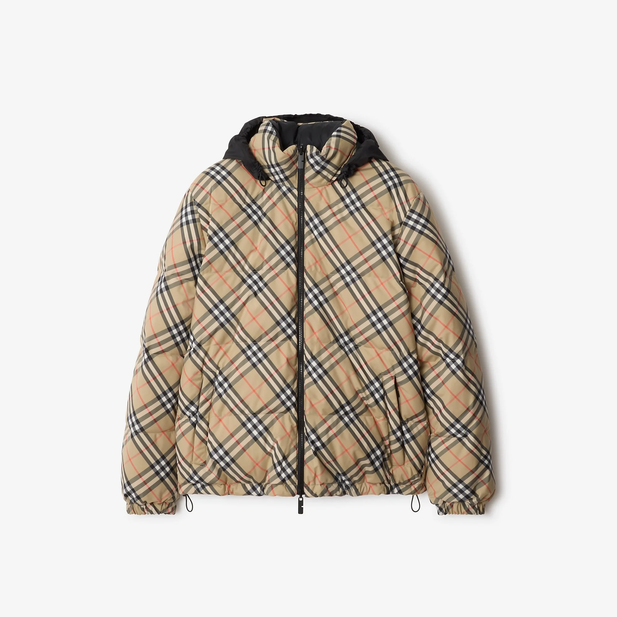 Reversible Check Snowdon Puffer Jacket - 1