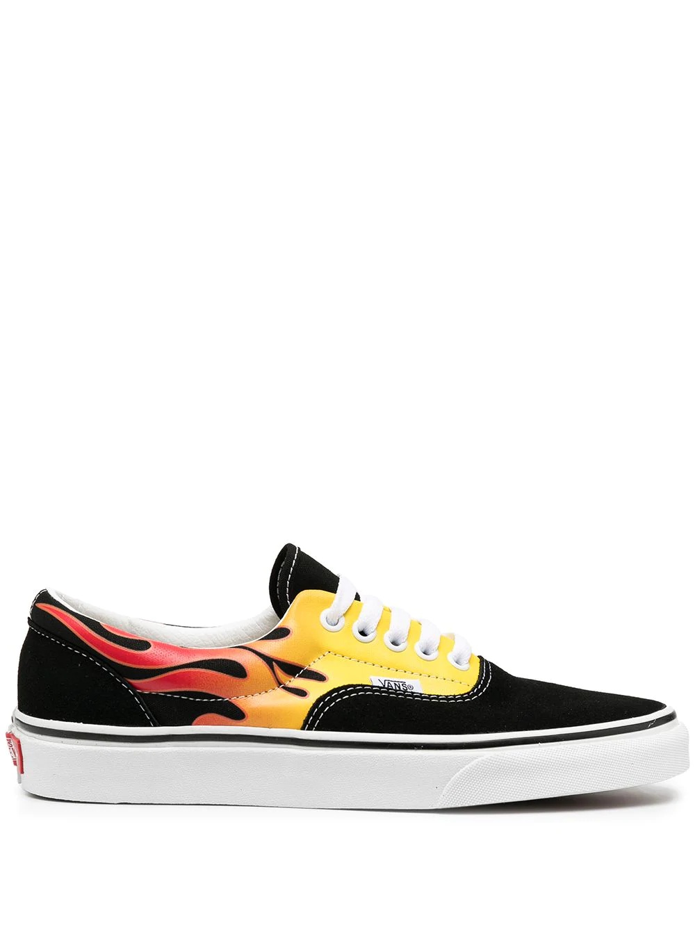 flame low-top sneakers - 1