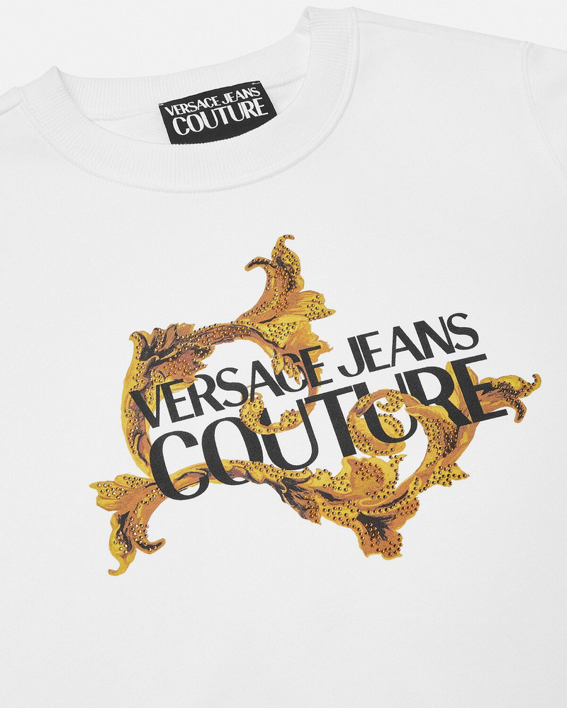 VERSACE JEANS COUTURE Crystal Porcelain Barocco Sweatshirt outlook