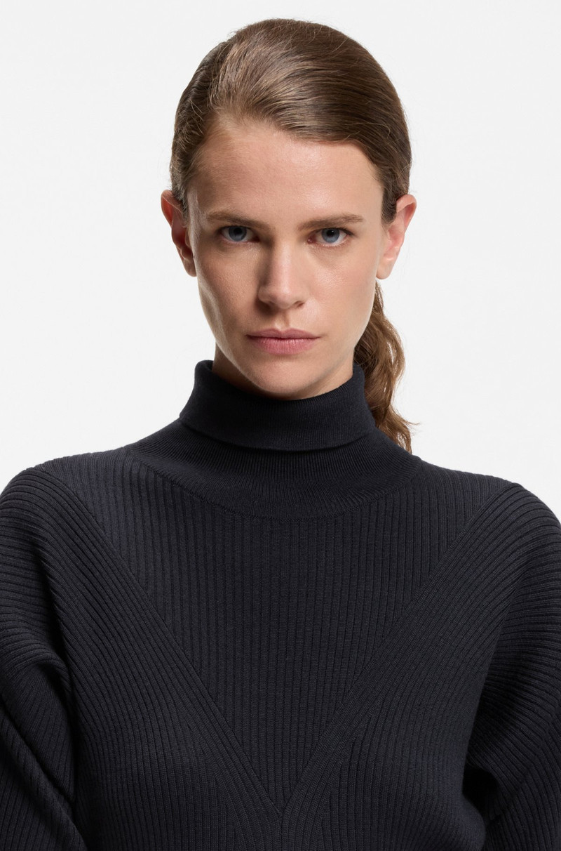 ROLLNECK SWEATER DRESS IN VIRGIN WOOL 4