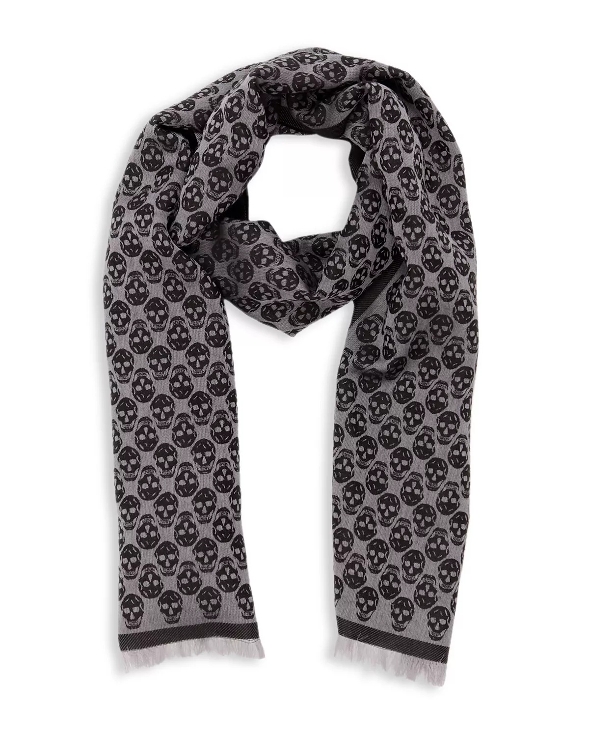 Skull Monogram Scarf - 2