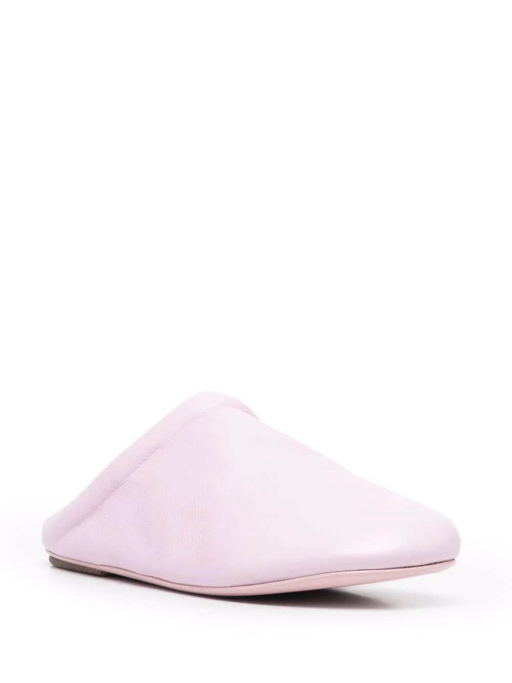 slip-on leather mules - 2