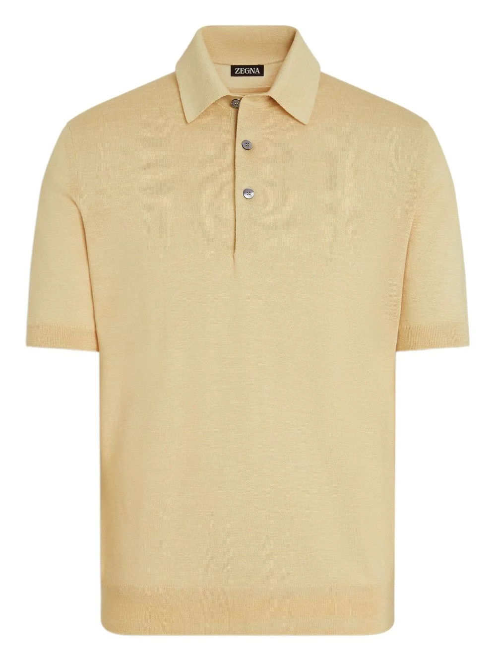 mélange short-sleeves polo shirt - 1