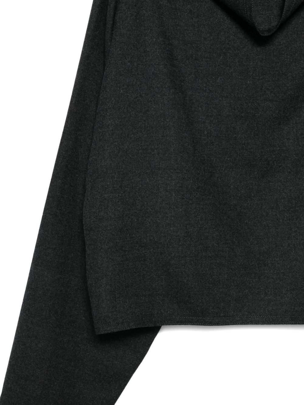 funnel-neck boxy top - 3