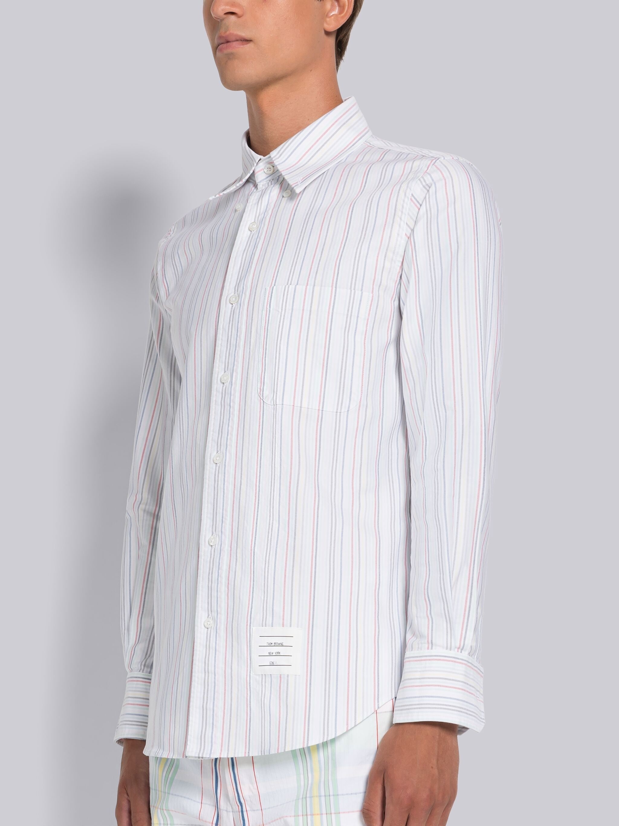 University Stripe Oxford Straight Fit Shirt - 2