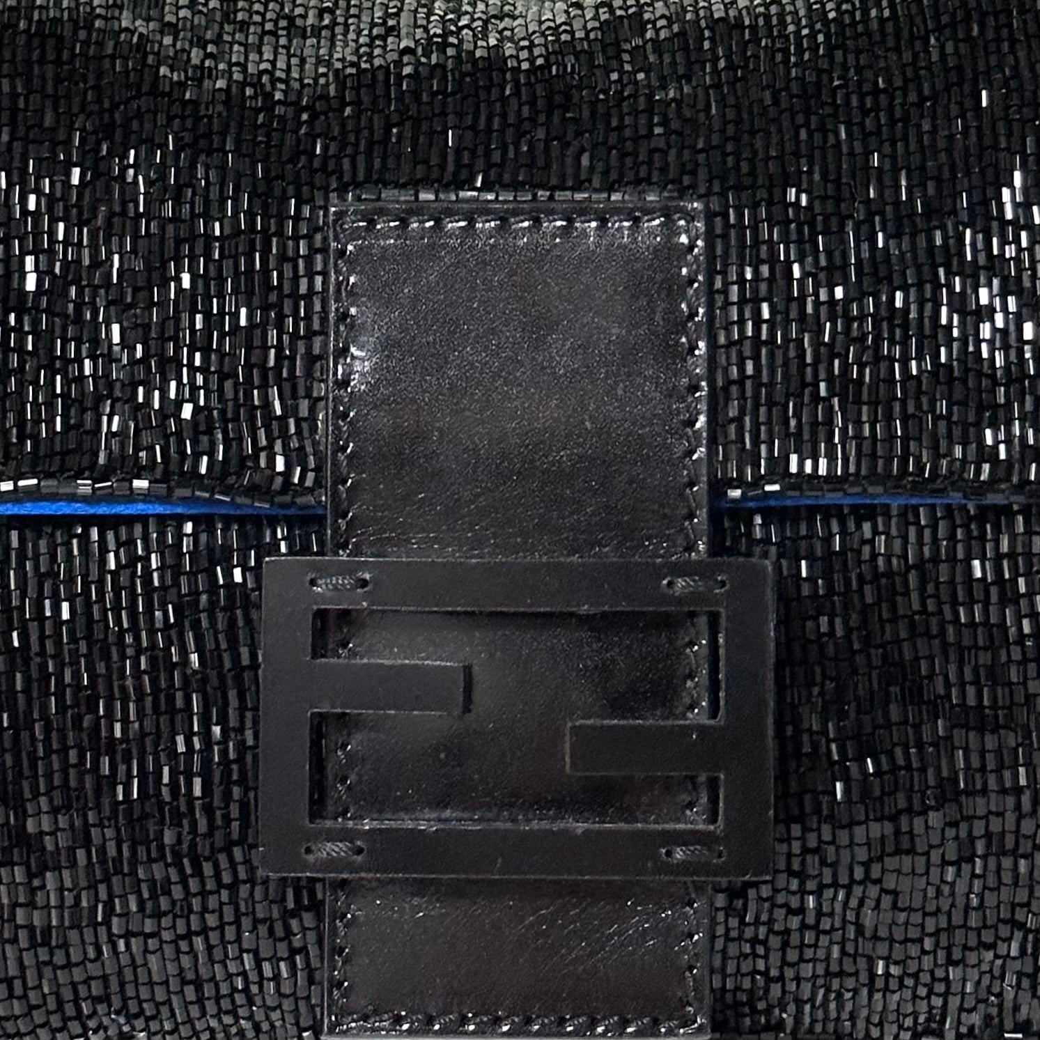 FENDI 1999 Vintage Beaded Baguette Bag - 6