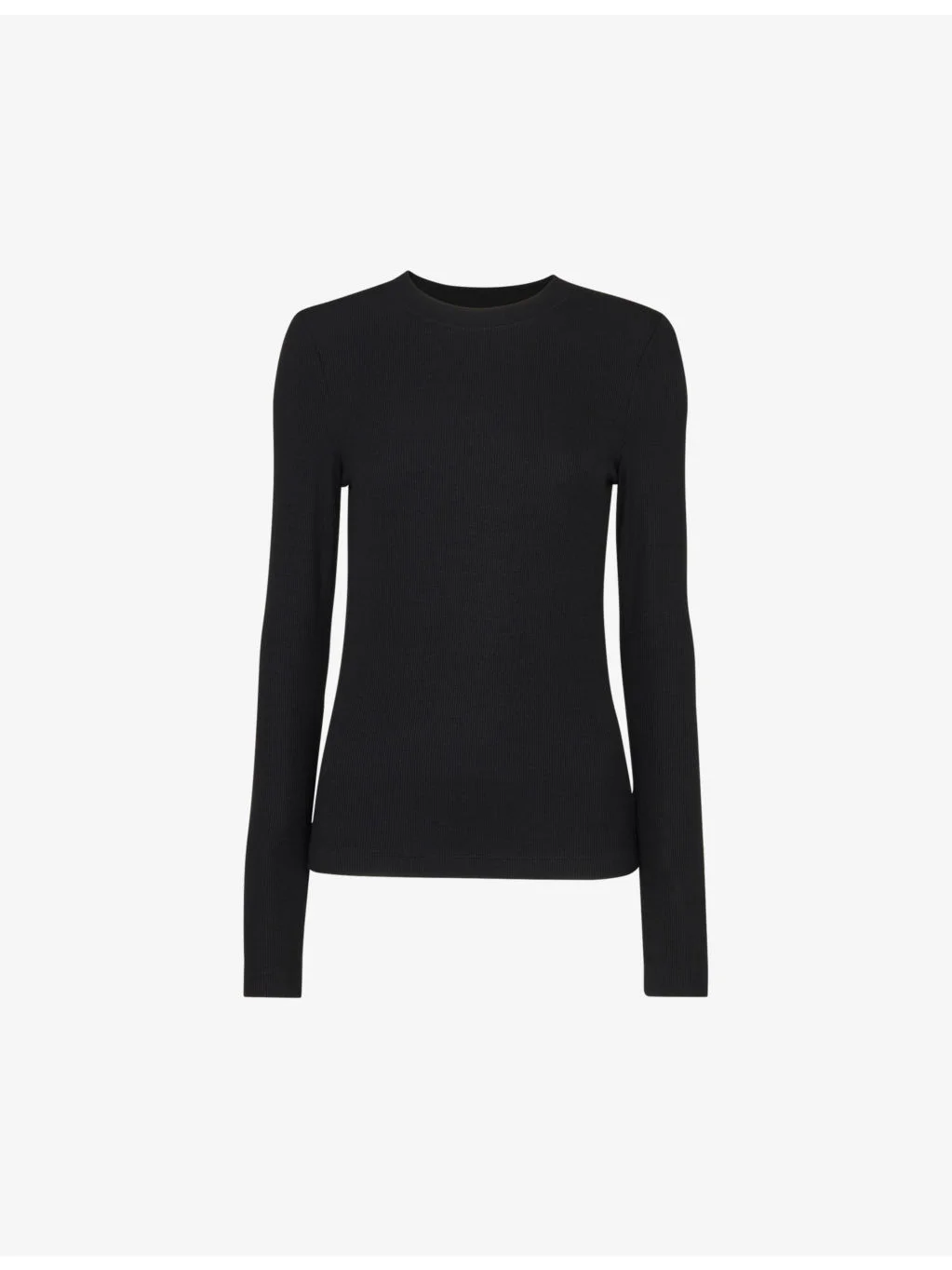 Essential round-neck stretch-woven sweatshirt - 1