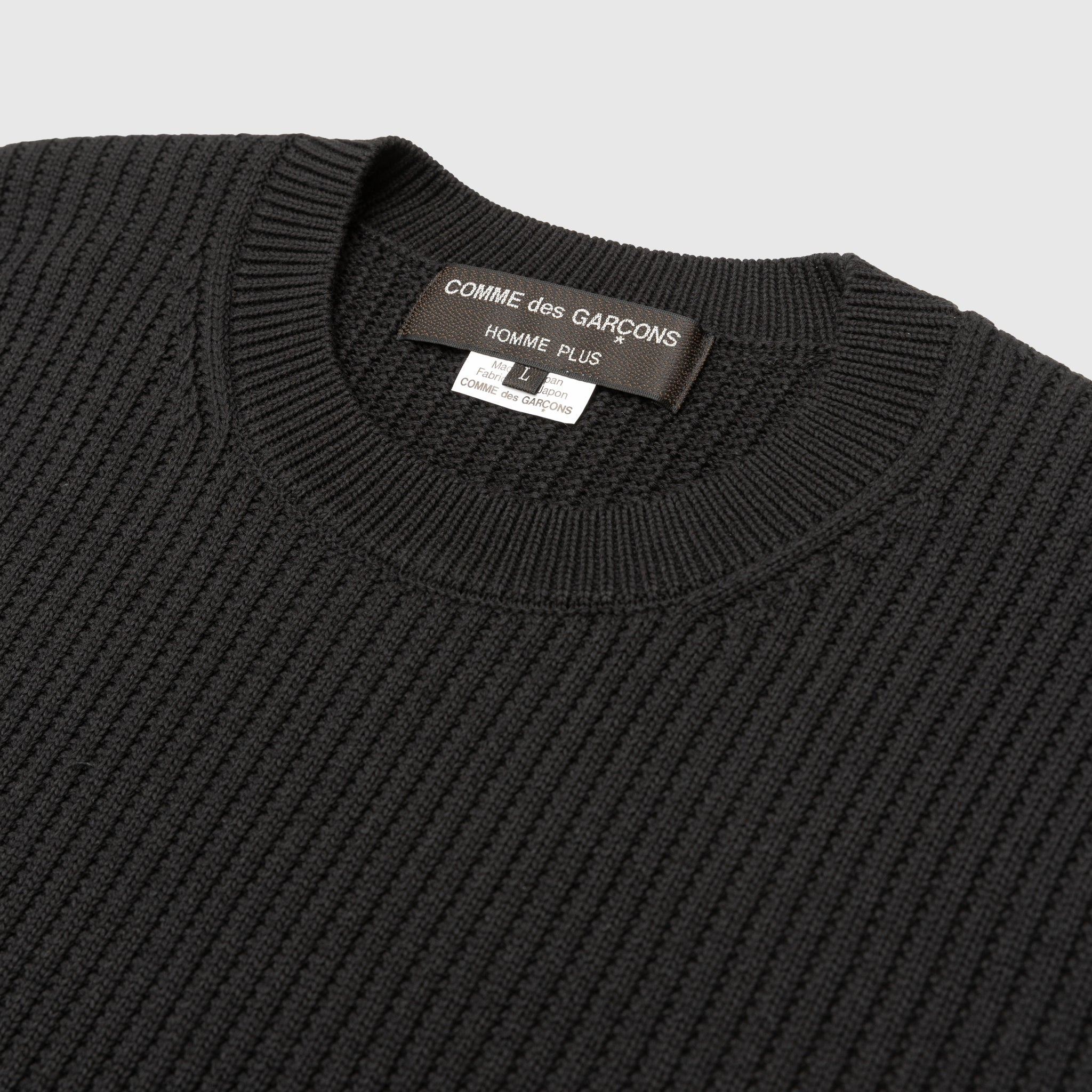 COTTON RAHBEN STITCH CREWNECK KNIT - 2