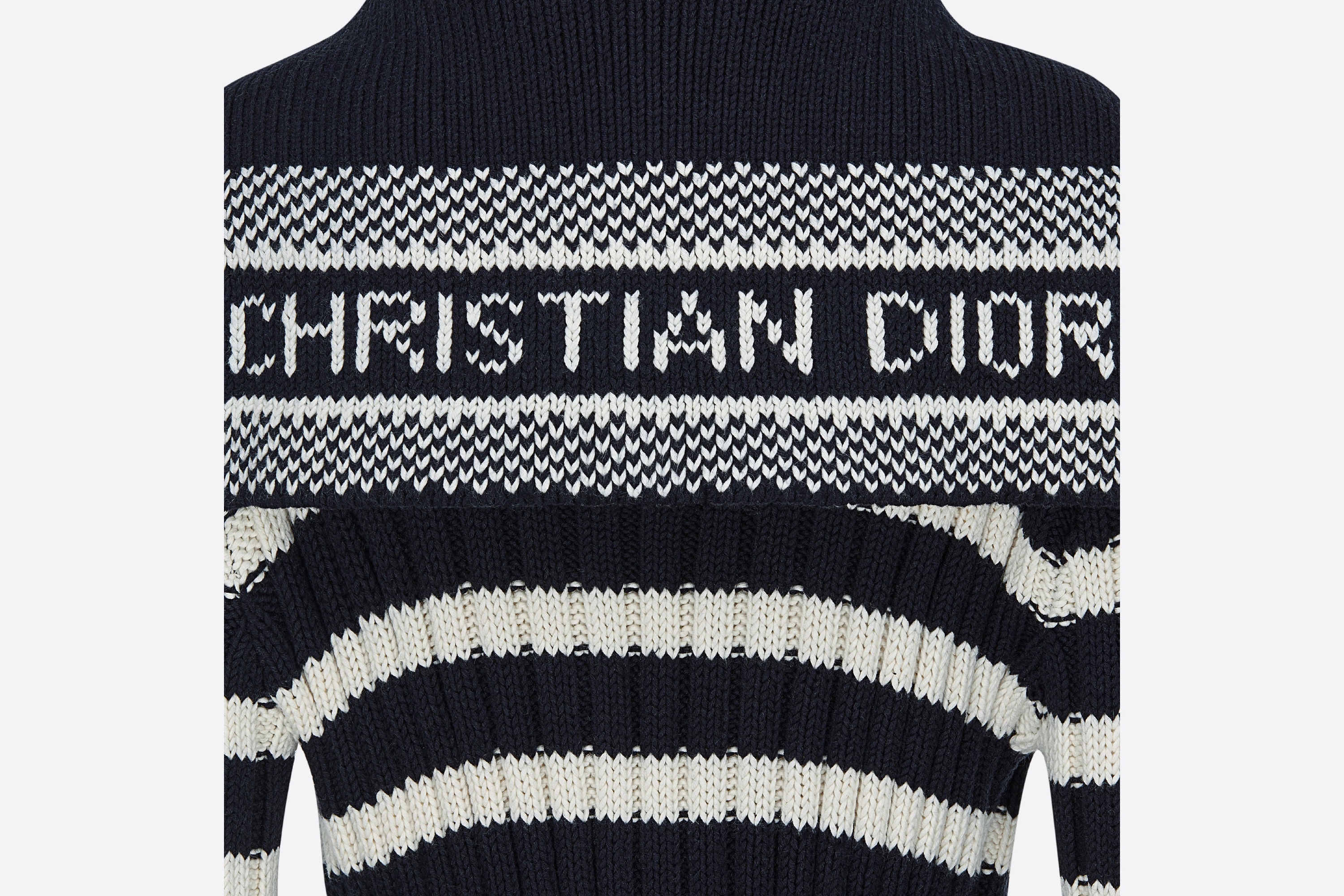 Belted Dior Marinière Cardigan - 3