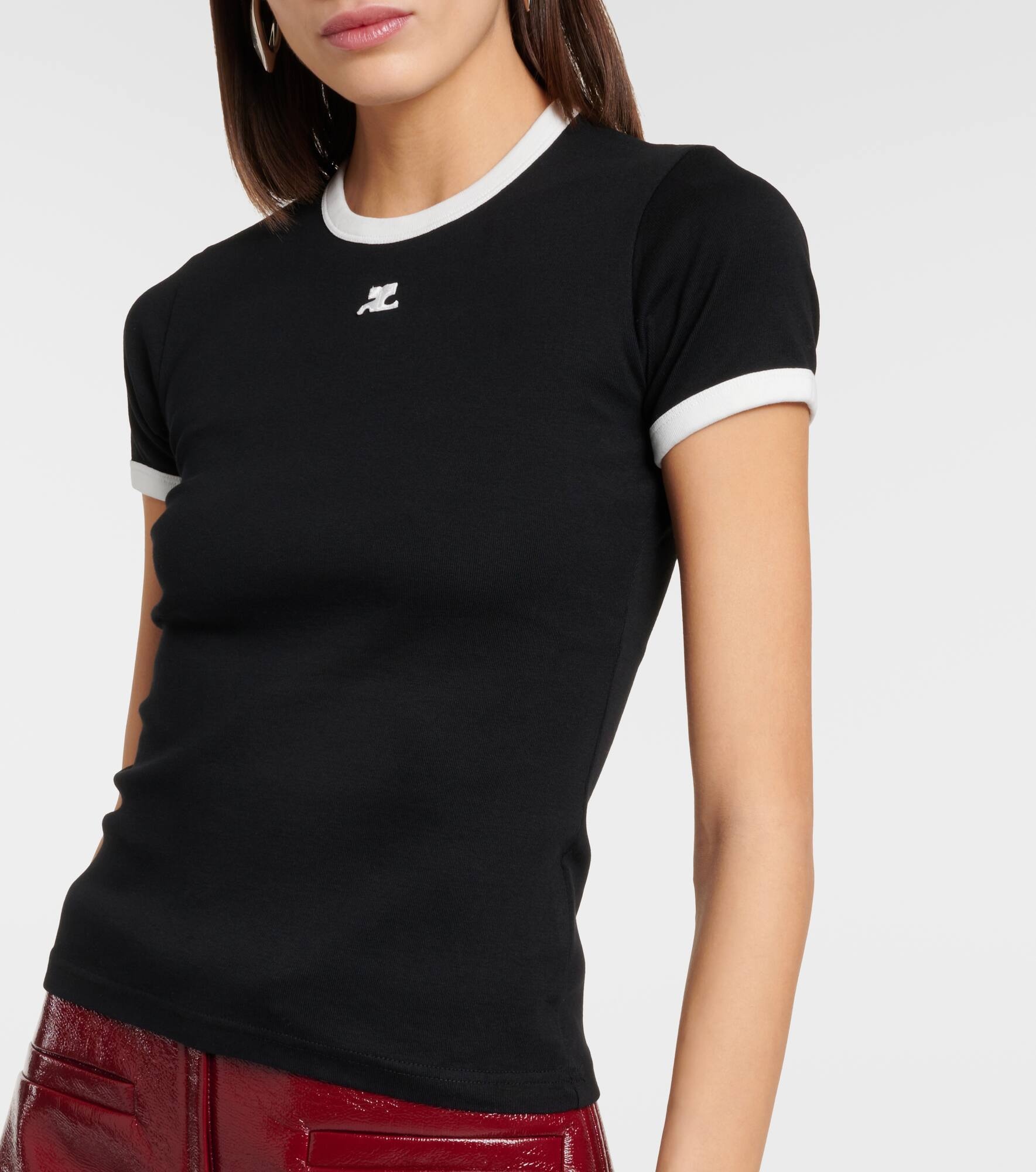 Logo cotton jersey T-shirt - 4