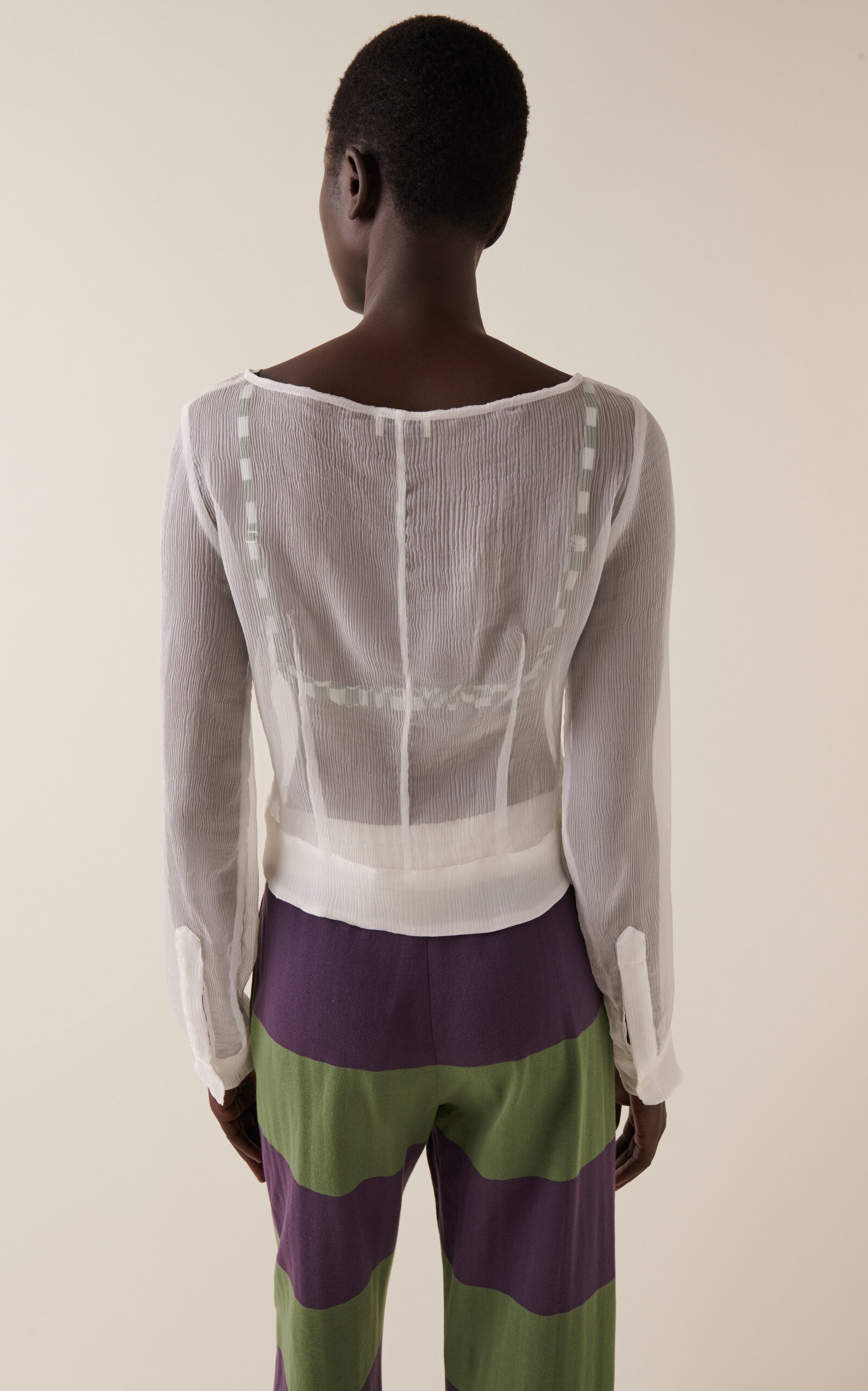 Charmy Silk Top white - 4