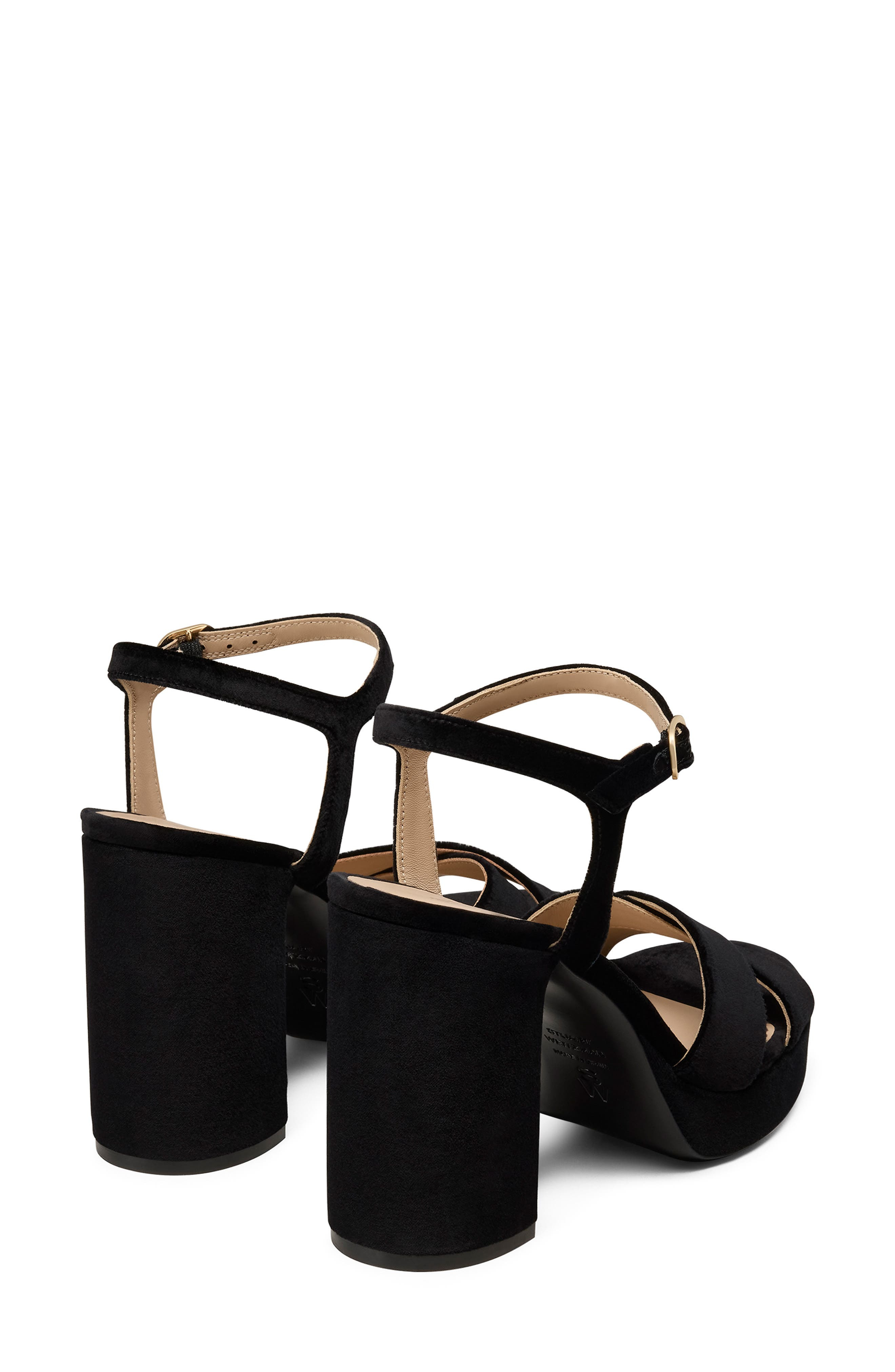 Stuart Weitzman Dayna Platform Sandal in Black at Nordstrom - 4