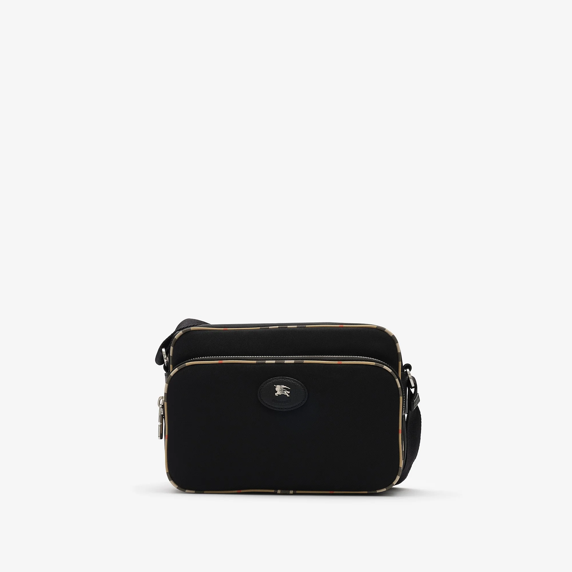 Check Trim Crossbody Bag - 1