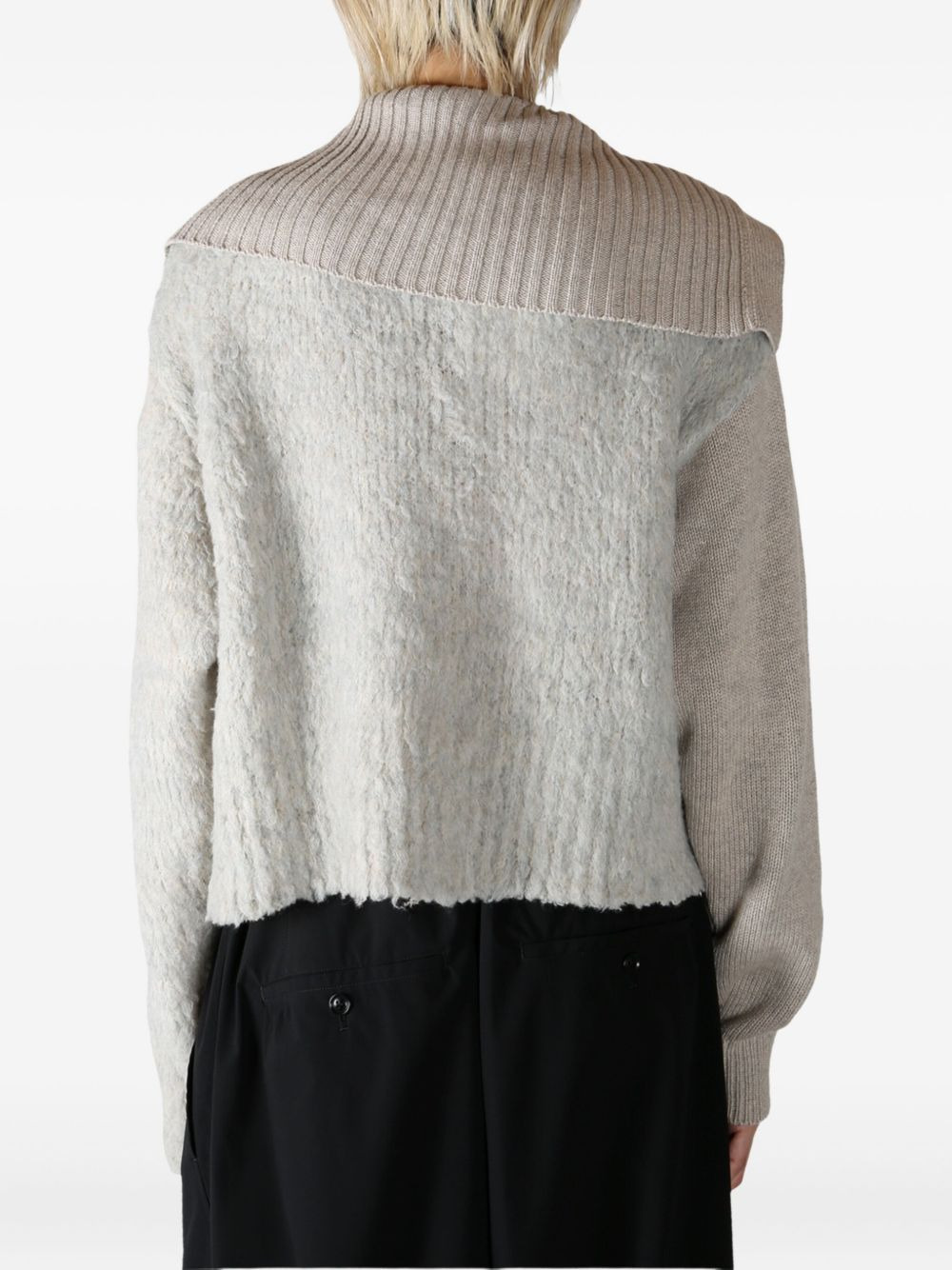 toggle-fastening cardigan - 4