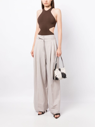 3.1 Phillip Lim high-waist drawstring palazzo trousers outlook