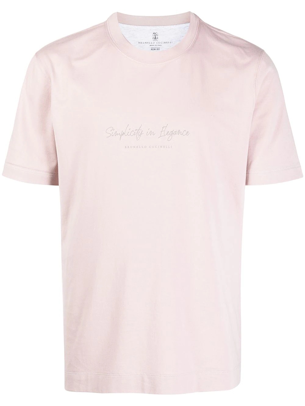 Simplicity In Elegance cotton T-shirt - 1