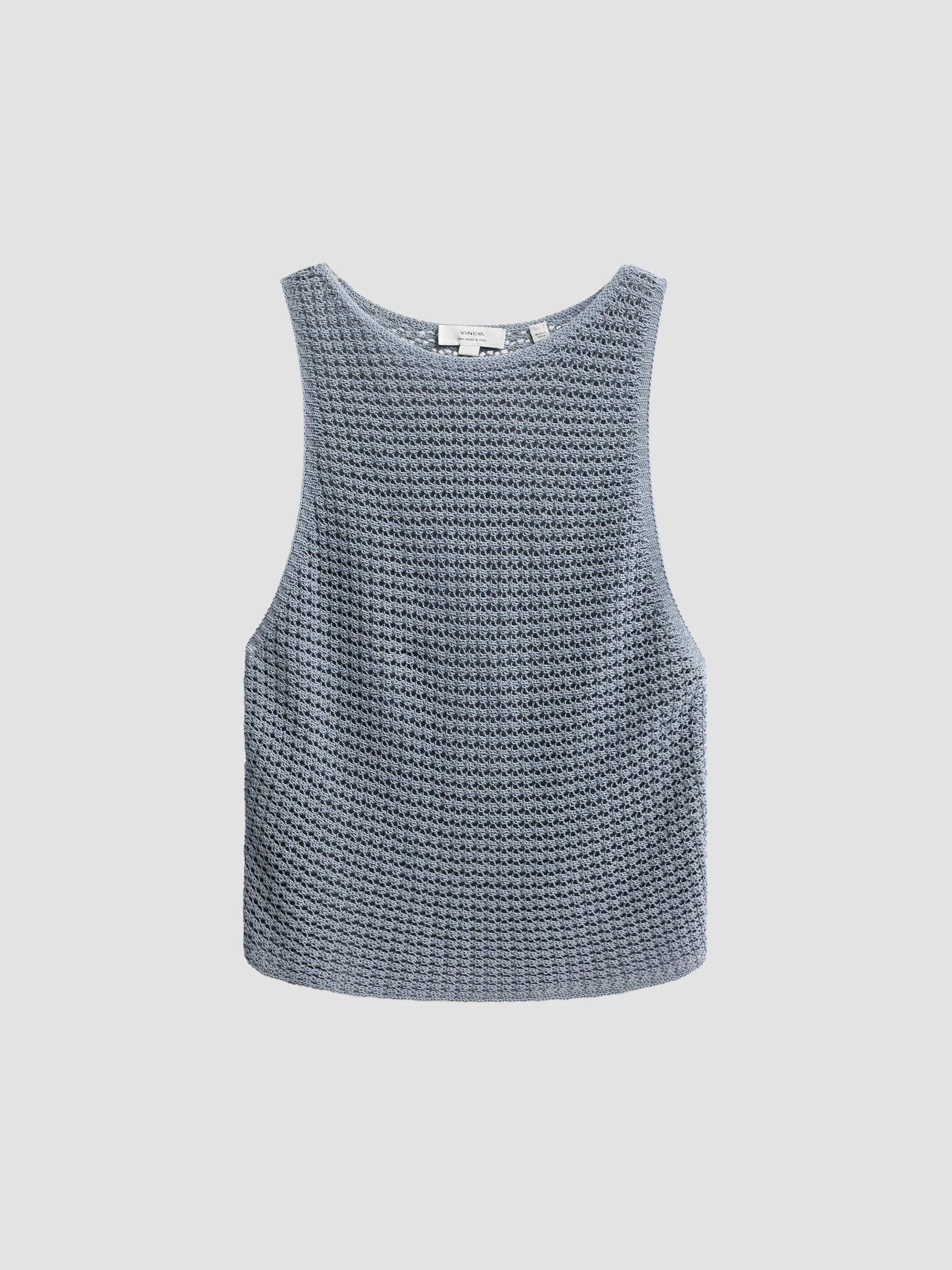 Women's Cotton Cord Tank - Lagoon - 1