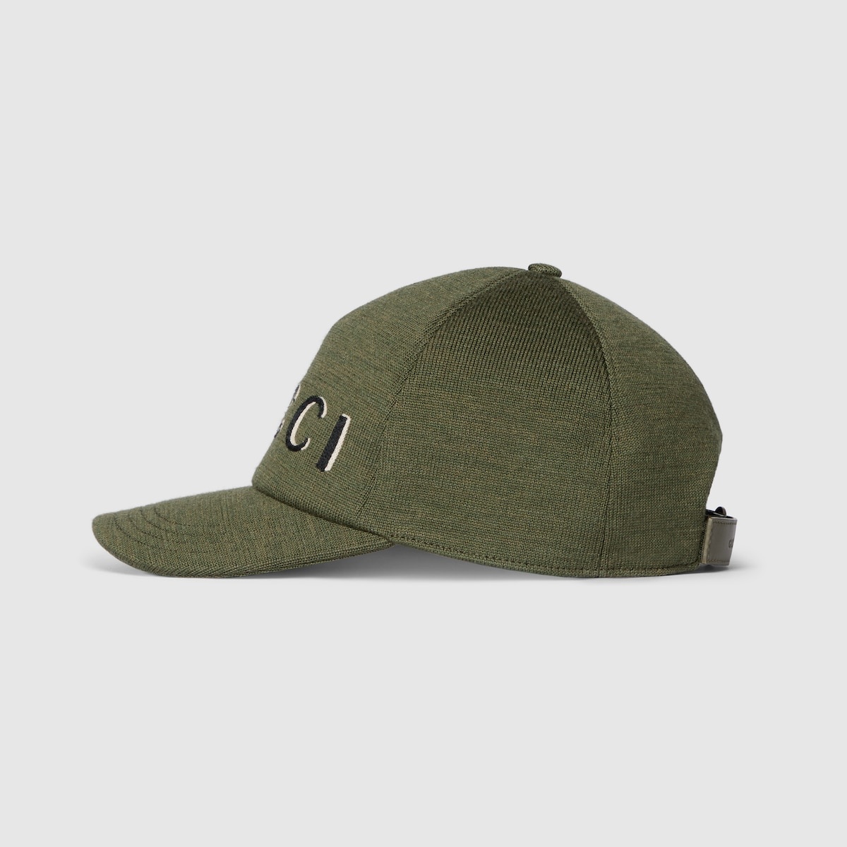 Embroidered wool baseball hat - 2