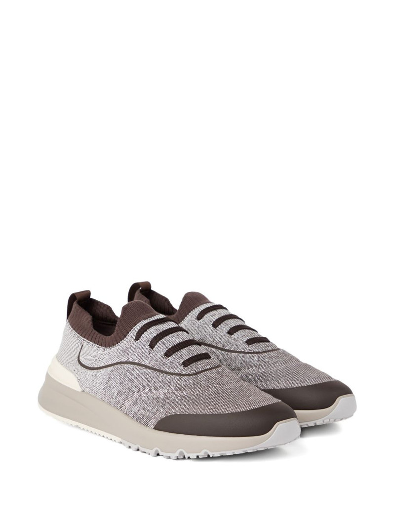 Brunello Cucinelli knitted sneakers outlook