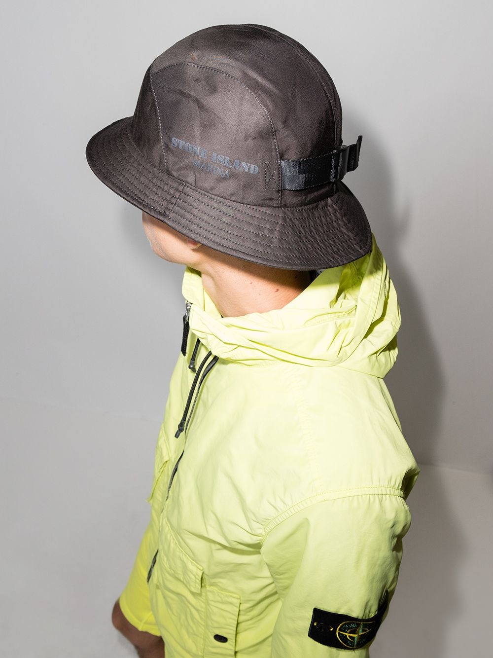 tonal-logo bucket hat - 6