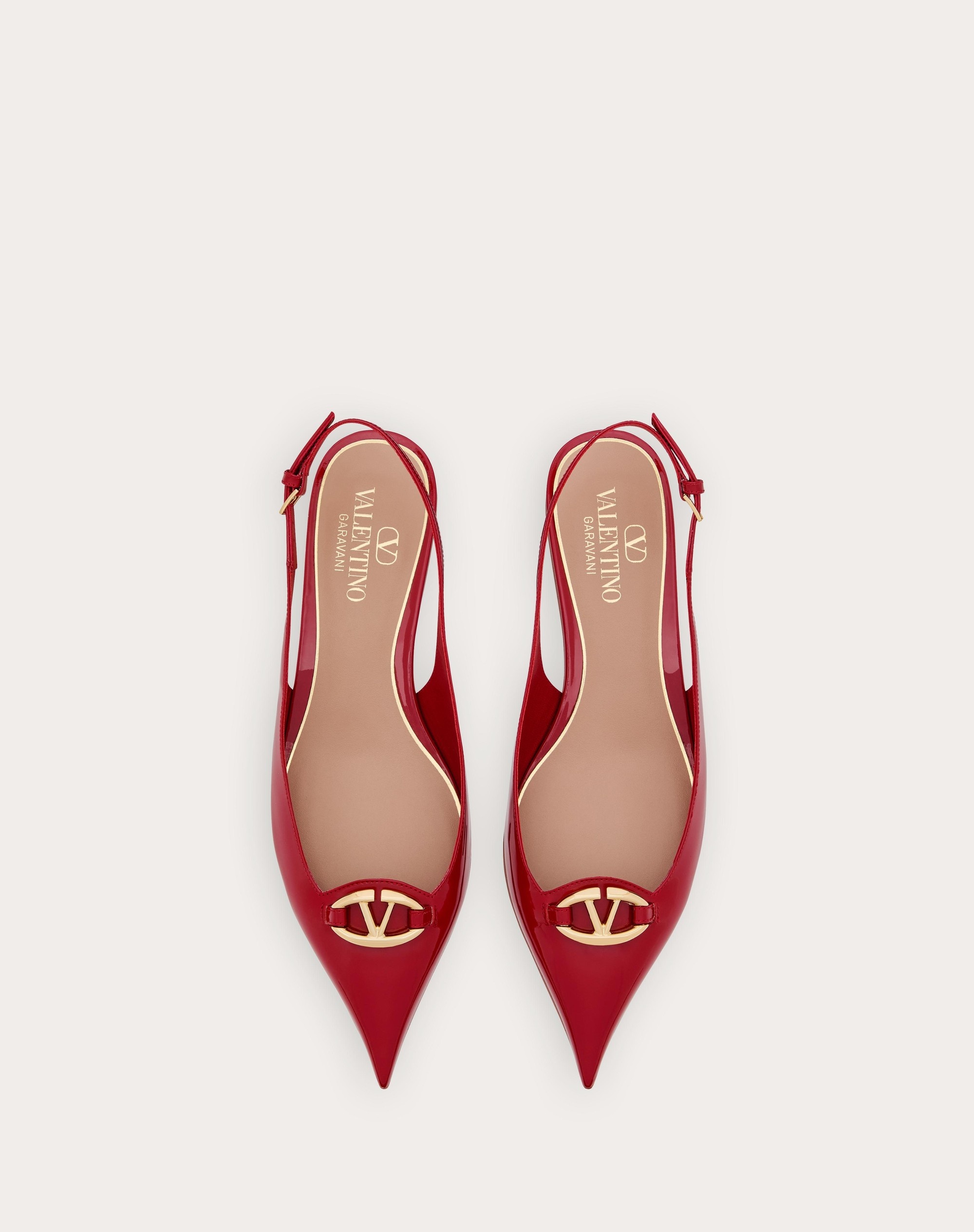 THE BOLD EDITION VLOGO SLINGBACK BALLERINA IN PATENT LEATHER 20MM - 4