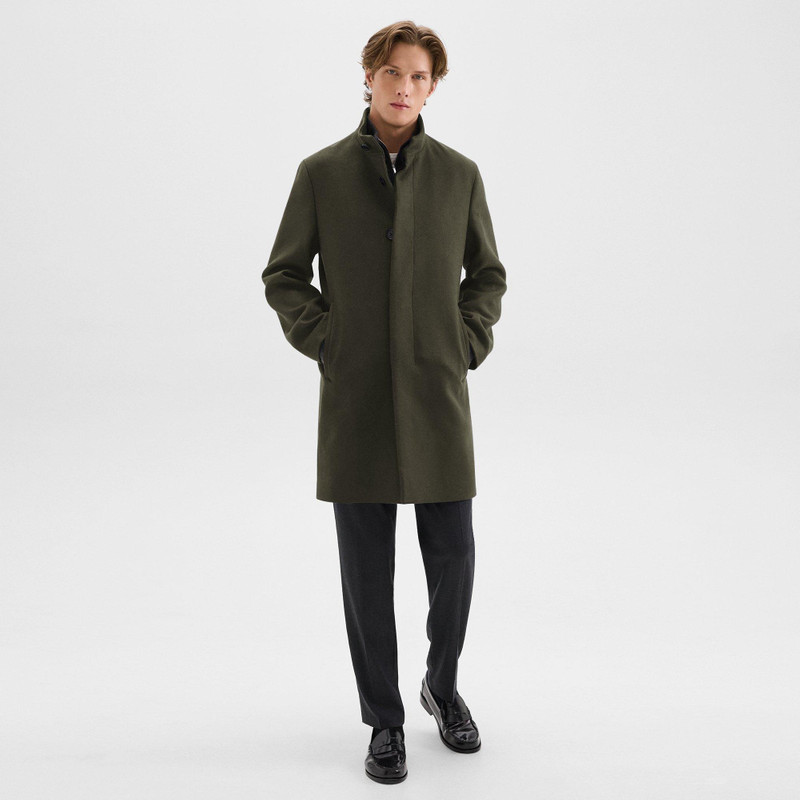 Belvin Coat in Recycled Wool-Blend Melton 3