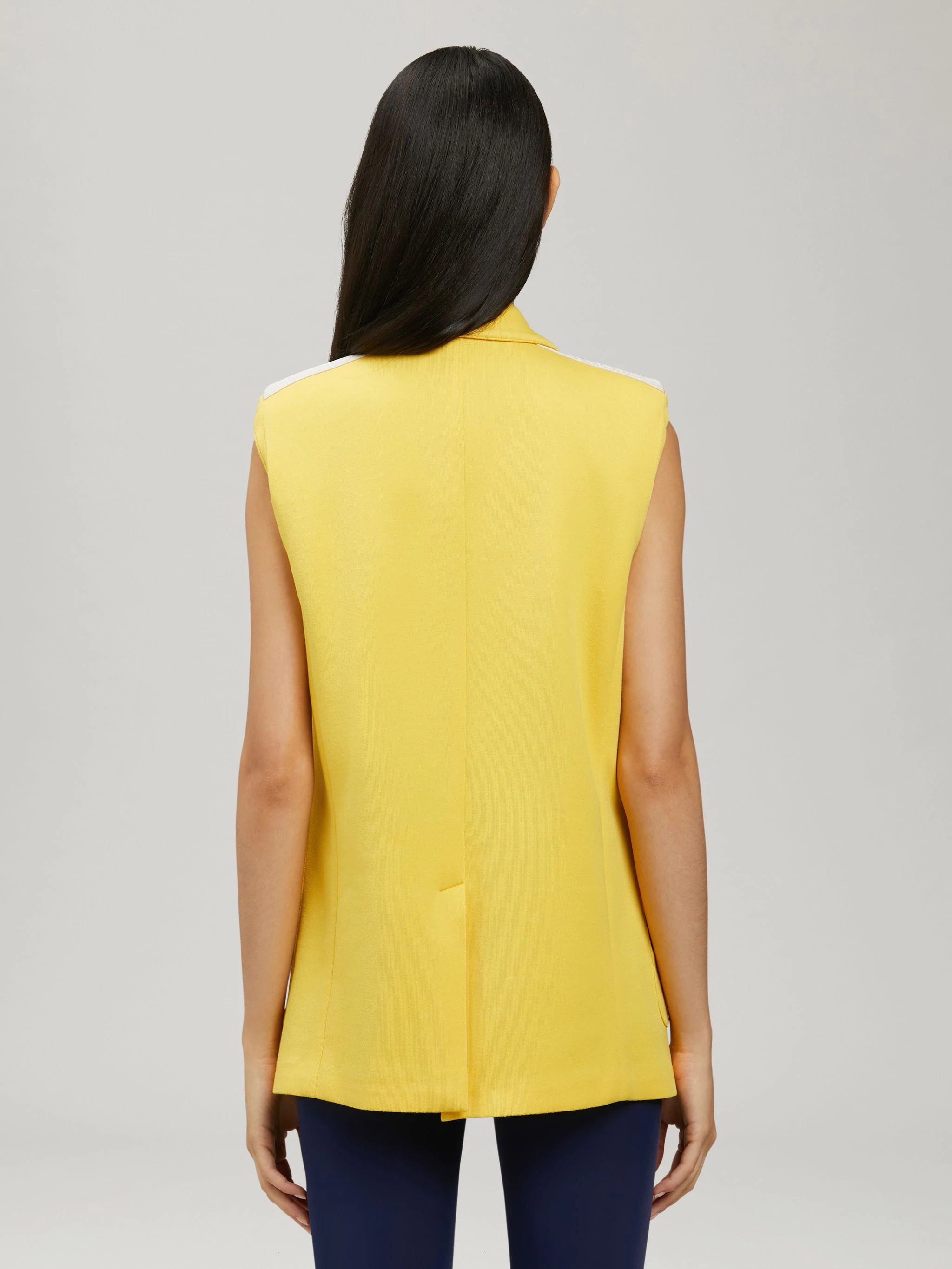 TRACK SLEEVELESS BLAZER - 5