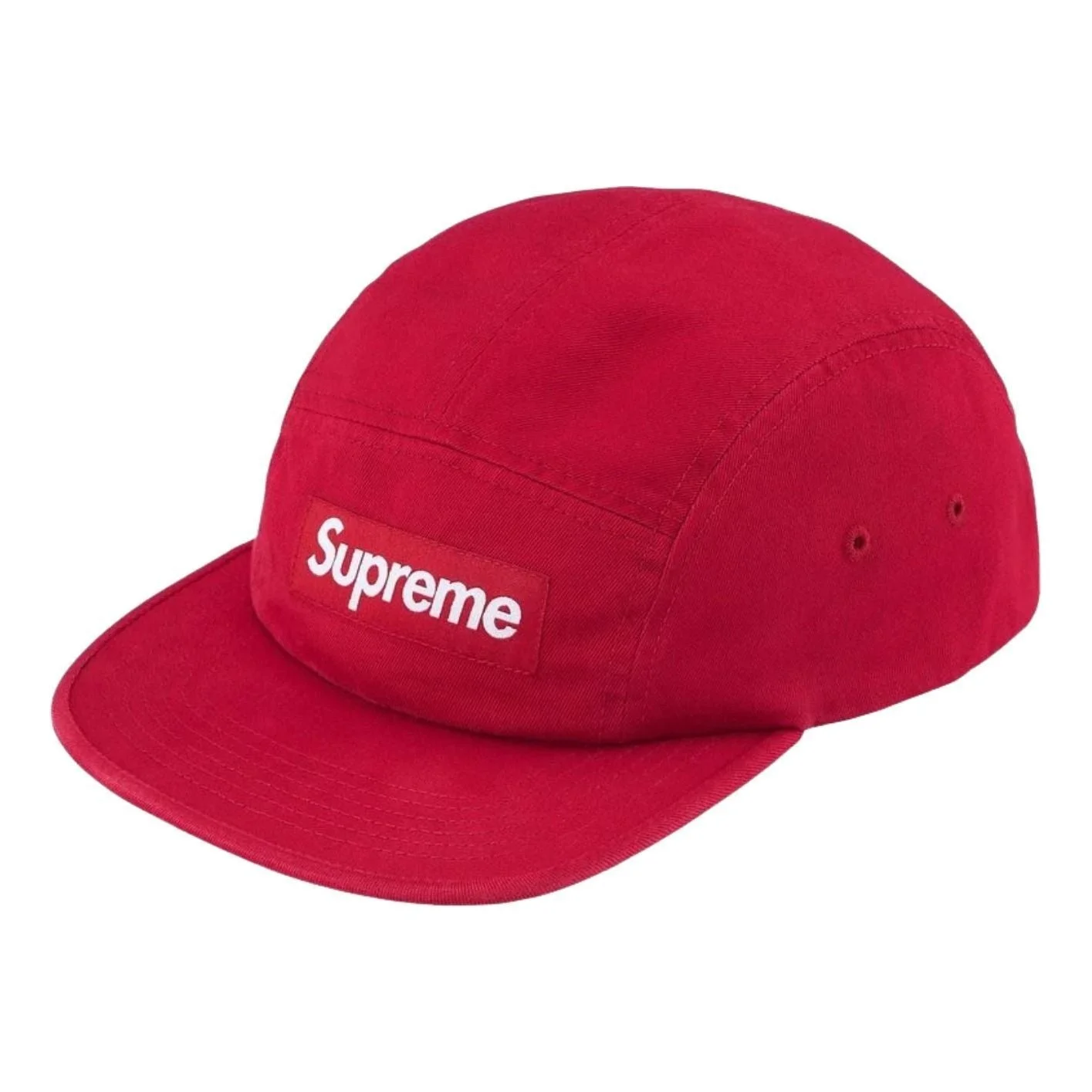 Supreme SS26 Washed Chino Twill Camp Cap 'Red' SUP-SS26-1000-RED - 1