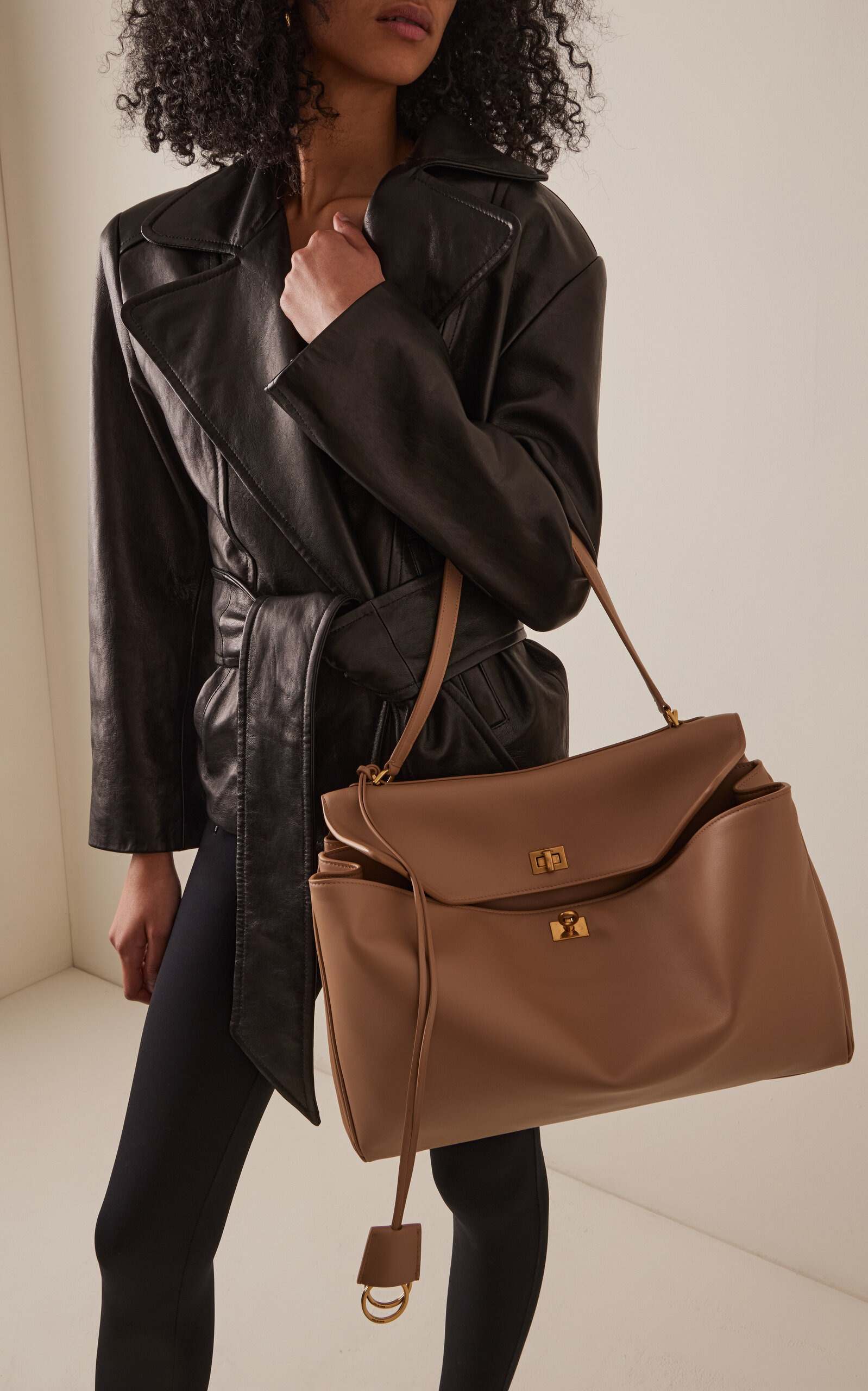 Rodeo Large Leather Bag neutral - 2