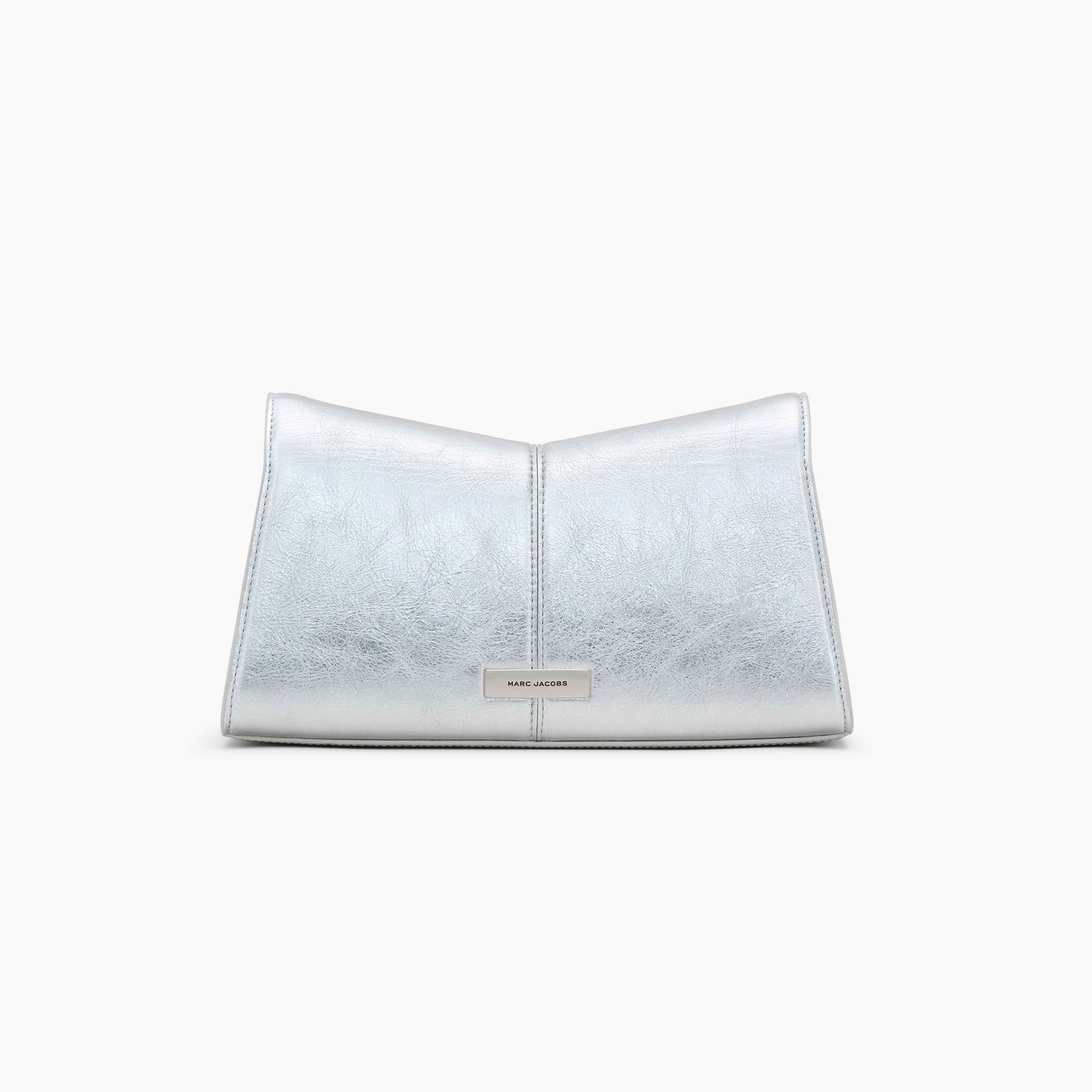 Marc Jacobs The St. Marc Convertible White Leather Clutch Bag