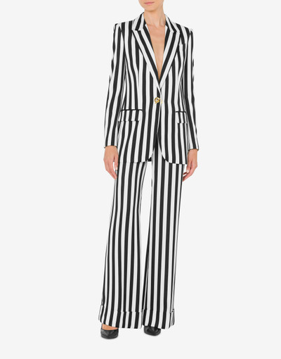 Moschino ARCHIVE STRIPES CADY JACKET outlook